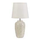 Настольная лампа «Доминика» Е27 40 Вт бежево-белый 18×18×37 см RISALUX - фото 23437728