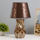 Настольная лампа "Исланта" Е14 40Вт шоколадный 22,5х22,5х38см - фото 4156361