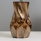 Настольная лампа «Исланта» Е14 40 Вт шоколадный 22.5×22.5×38 см RISALUX - Фото 4