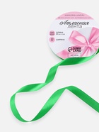 Лента атласная, 20 мм, 91±1 м, зелёная №19 - Фото 2