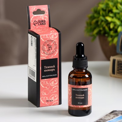 Эфирное масло «Тёмный янтарь», 30 мл, Богатство Аромата