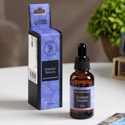 Эфирное масло «Цитрус и ваниль», 30 мл, Богатство Аромата