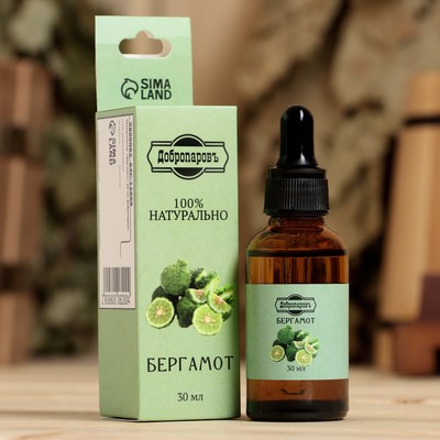 Эфирное масло «Бергамот», 30 мл, Добропаровъ