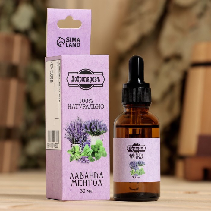 Эфирное масло «Лаванда и ментол», 30 мл, Добропаровъ - Фото 1