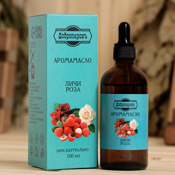 Эфирное масло «Личи и роза», 100 мл «Добропаровъ» - Фото 1