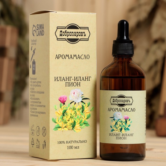 Эфирное масло "Иланг-Иланг и пион", 100 мл "Добропаровъ" - Фото 1