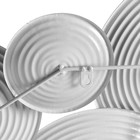 Декор настенный металл "Чёрно-белая Африка" 121,3х51,5х10 см - фото 23431825