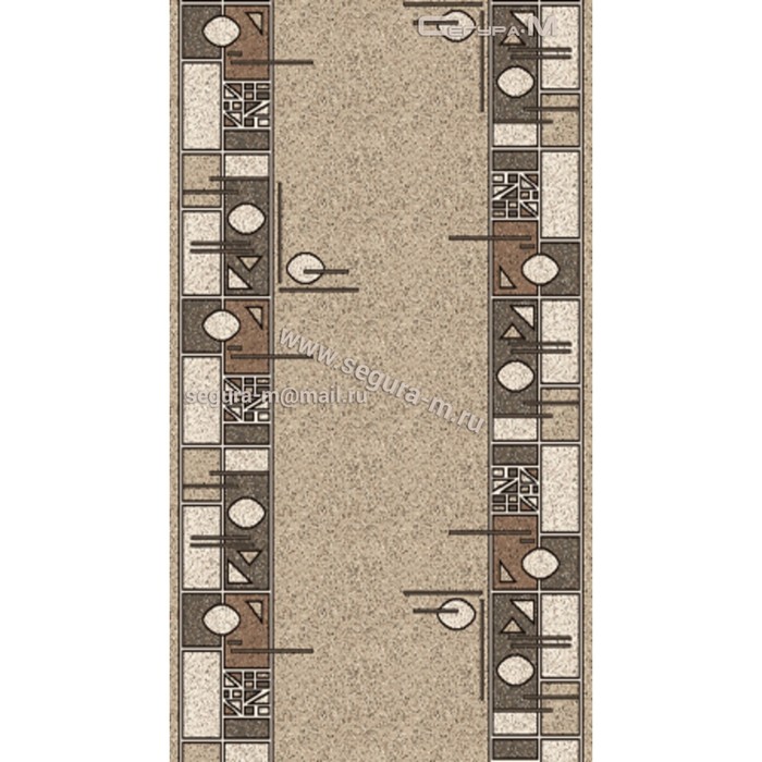 Ковровая дорожка «Лайла де Люкс», размер 80x3000 см - Фото 1