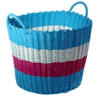 Корзина для белья универсальная плетёная Доляна, 33×33×30 см, цвет МИКС - Фото 3