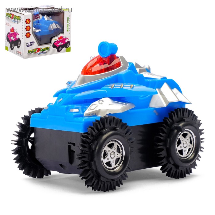 Машина-перевёртыш "Космический десант", работает от батареек, световые эффекты, цвета МИКС - Фото 1