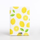 Обложка для паспорта, цвет белый/жёлтый - фото 23424070