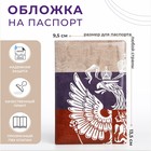 Обложка для паспорта, цвет триколор - фото 321454304
