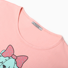 Комплект женский домашний (футболка, брюки), цвет розовый, размер 46 - Фото 7