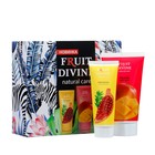 Подарочный набор Fruit Divine Зебра: Крем для рук, 75 мл + Молочко для тела, 150 мл - фото 8544932