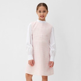 Платье для девочки MINAKU: PartyDress, цвет розовый, рост 128 см 10152914