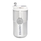 Термокружка Coffee, 450 мл, сохраняет тепло до 6 ч, термометр - Фото 2