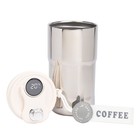 Термокружка, 450 мл, Coffee "Мастер К", сохраняет тепло до 6 ч, термометр - Фото 3