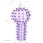 Насадка для стимуляции клитора на палец/вибратор, мягкий силикон, МИКС - Фото 3