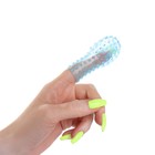 Насадка Оки-Чпоки, для стимуляции клитора, на палец, вибратор, мягкий силикон, МИКС - Фото 6