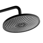 Душевая система ZEIN Z3894, излив в корпусе, лейка верхняя d=23 см, ручная 11.5 см, черная - Фото 8