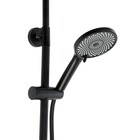 Душевая система ZEIN Z3895, с термостатом, лейка верхняя d=23 см, ручная 12.5 см, чёрная - Фото 10
