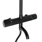 Душевая система ZEIN Z3895, с термостатом, лейка верхняя d=23 см, ручная 12.5 см, чёрная - Фото 11