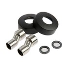 Душевая система ZEIN Z3895, с термостатом, лейка верхняя d=23 см, ручная 12.5 см, чёрная - Фото 13