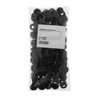 Декоративный колпачок для саморезов, черный, набор 100 шт. - Фото 6