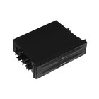 Универсальный подстаканник и органайзер пространства 1DIN, черный - Фото 4