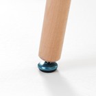 Стол на деревянных ножках HY-T06, белый, размер 80х74 см - Фото 4