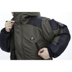 Костюм "ГОРКА Зимняя", taslan, размер 54, цвет хаки/чёрный - фото 23425028