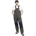 Костюм "ГОРКА Зимняя", taslan, размер 54, цвет хаки/чёрный - фото 23425024