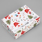 Коробка подарочная «Новогодние радости», 16.5 х 12.5 х 5 см, БЕЗ ЛЕНТЫ - Фото 5