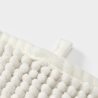 Коврик для дома LaDо́m, букли, плотность 1000 г, 50×80 см, белый - Фото 7