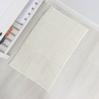 Коврик для дома LaDо́m, букли, плотность 1000 г, 50×80 см, белый - Фото 8