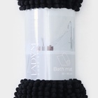 Коврик для дома LaDо́m, букли, плотность 1000 г, 50×80 см, графитовый - Фото 10