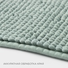 Коврик для дома LaDо́m, букли, плотность 1000 г, 50×80 см, мятный - Фото 6