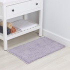 Коврик для дома LaDо́m, букли, ворс 2.5 см, плотность 1400 г, 50×80 см, сиреневый - Фото 4