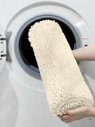 Коврик для дома LaDо́m, букли, плотность 1400 г, 50×80 см, молочный - Фото 3