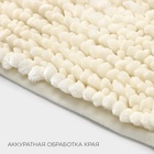 Коврик для дома LaDо́m, букли, плотность 1400 г, 50×80 см, молочный - Фото 6