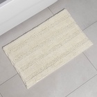 Коврик для дома LaDо́m, букли, плотность 1900 г, 50×80 см, белый - Фото 10