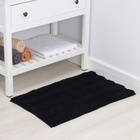 Коврик для дома LaDо́m, букли, плотность 1900 г, 50×80 см, графитовый - Фото 4