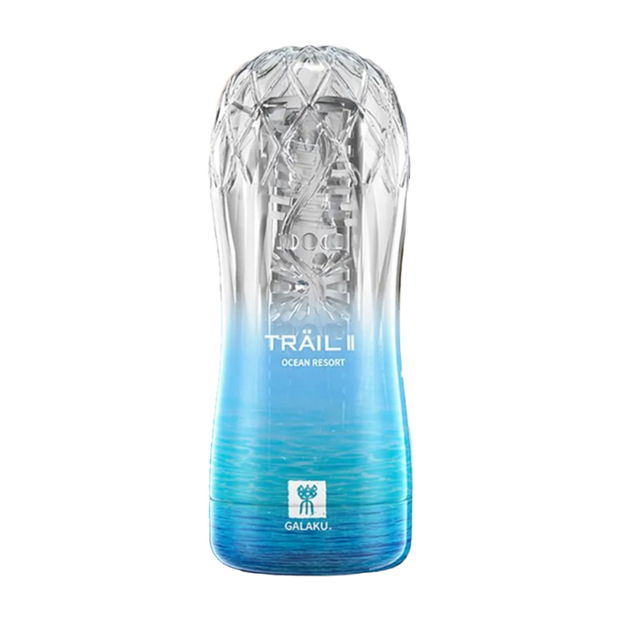 Мастурбатор «GALAKU CUP. Ocean», в жестком корпусе, гелевый силикон - Фото 1