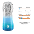 Мастурбатор «GALAKU CUP. Ocean», в жестком корпусе, гелевый силикон - Фото 8