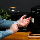 Перчатки одноразовые полиэтиленовые, в упаковке по 100 шт. - Фото 1