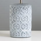 Настольная лампа "Августа" Е14 40Вт серый 22х22х34 см RISALUX - Фото 4