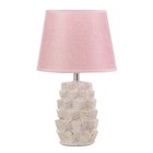 Настольная лампа "Айрис" Е14 40Вт розовый 20х20х33 см RISALUX - Фото 5