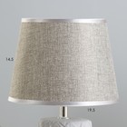 Настольная лампа "Аквилина" Е14 40Вт темно-серый 20х20х33 см RISALUX - Фото 3