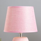 Настольная лампа "Алира" Е14 40Вт розовый 20х20х33 см RISALUX - Фото 3