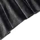 Лоскут «Мех» на трикотажной основе, 100 × 150 см, цвет чёрный - фото 8545186